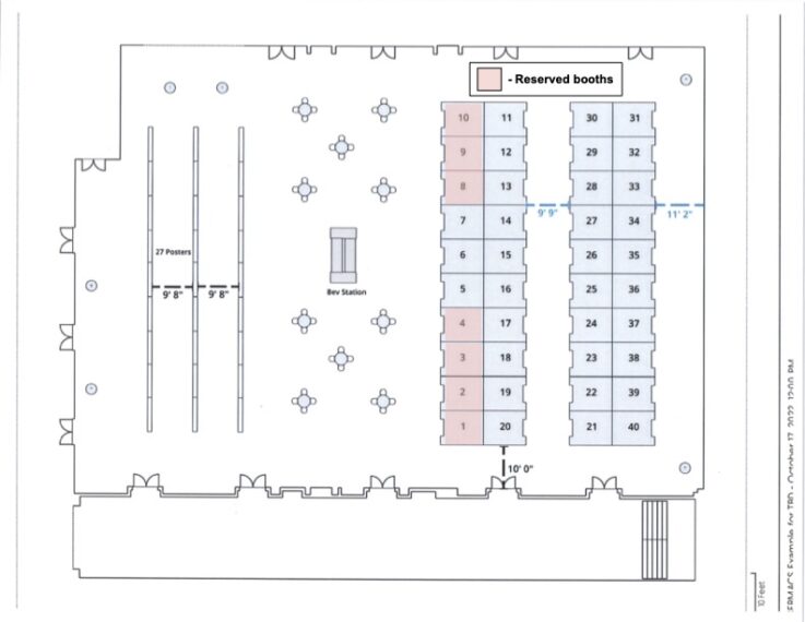 vendor booth map with reservations